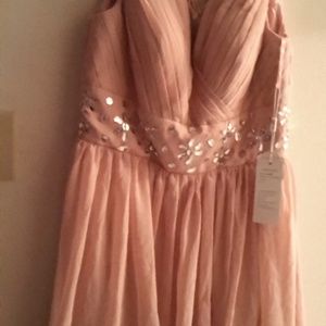 formal mauve dress